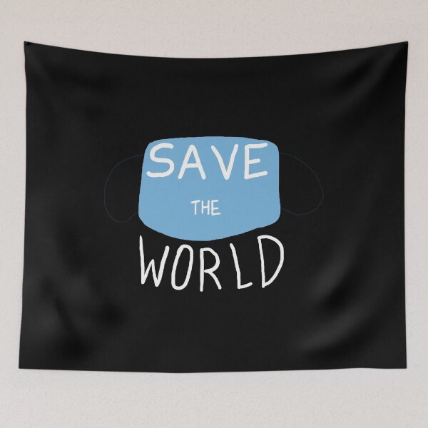 Item preview, Save the World wear a mask designed and sold by cu-b3.