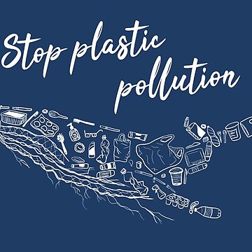 Stop ocean plastic pollution hand drawn lettering. Vector illustration.  Protect ocean concept. Motivating phrase Stock Vector Image & Art - Alamy