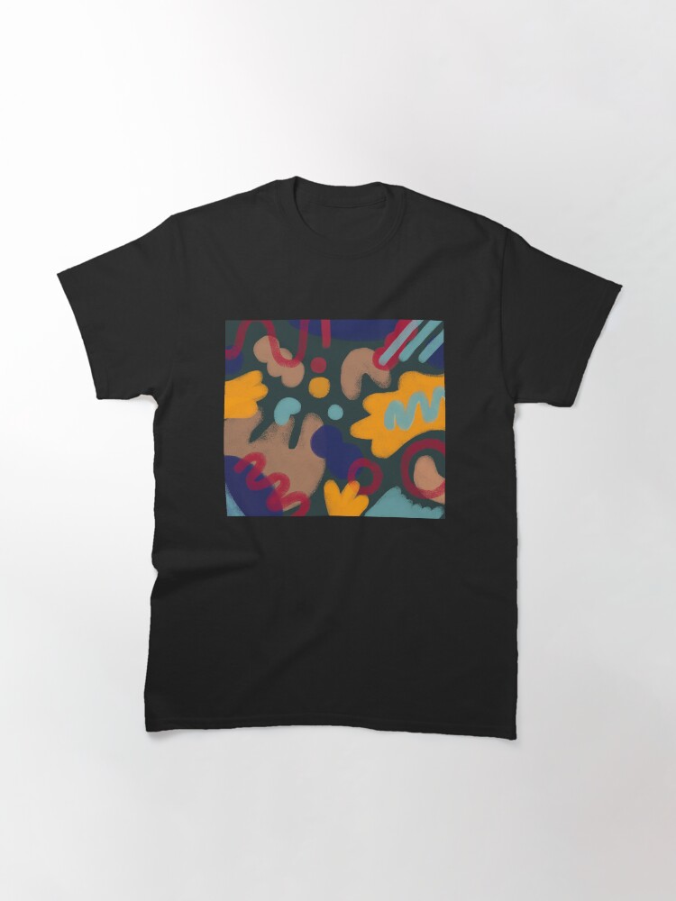Thumbnail 2 of 7, Classic T-Shirt, Abstract Illustration full of colors designed and sold by Luisina Salce.