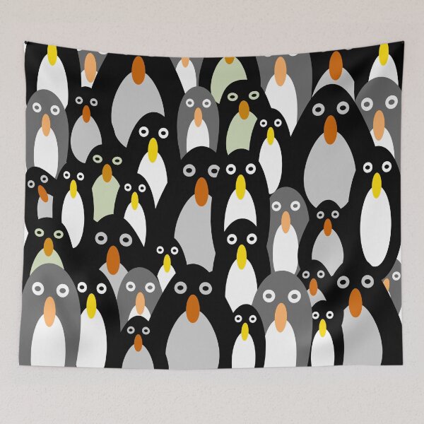Item preview, huddle of penguins designed and sold by LPDesignsUK.