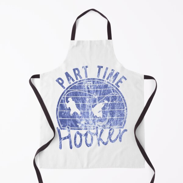 Item preview, Part Time Hooker Distressed Vintage Style Funny Fishing designed and sold by T-minus.