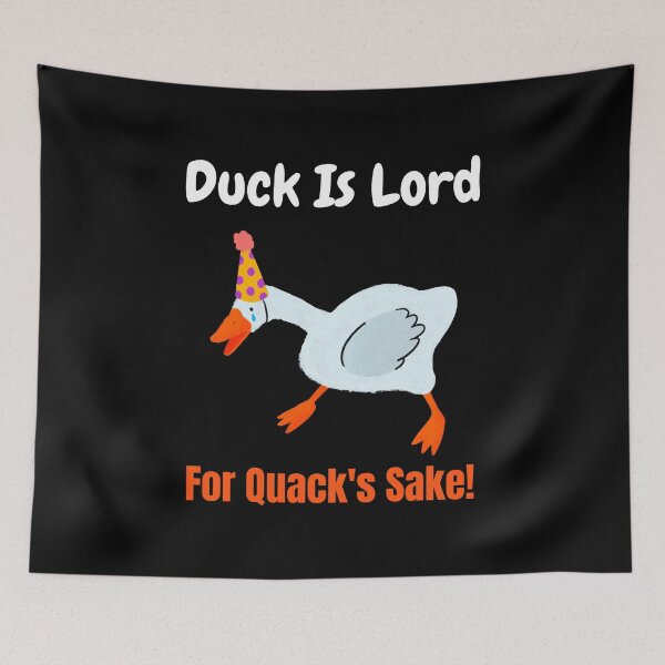 Item preview, Duck Is Lord For Quack's Sake Funny Duck Joke designed and sold by Scratches Tees.