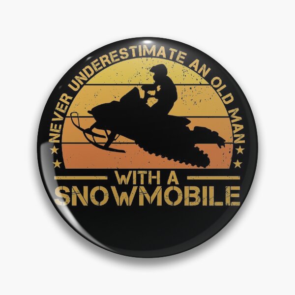 Item preview, Never Underestimate An Old Man With A Snowmobile Lover Gift designed and sold by issambak.