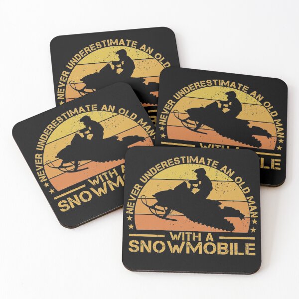 Item preview, Never Underestimate An Old Man With A Snowmobile Lover Gift designed and sold by issambak.