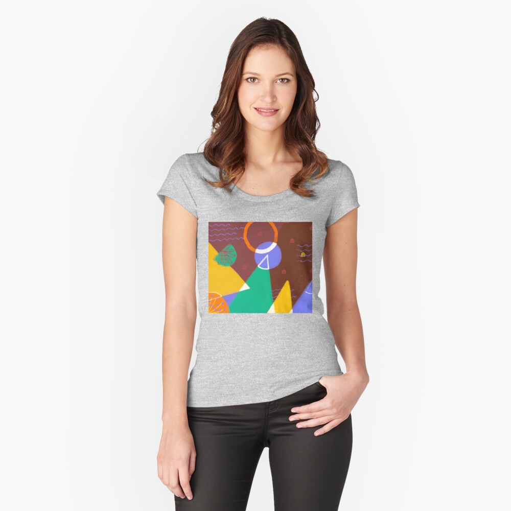 Item preview, Fitted Scoop T-Shirt designed and sold by luisinasalce.