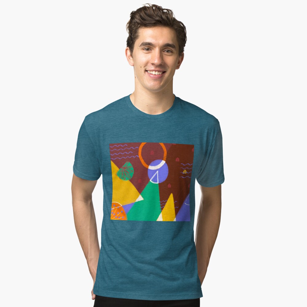 Item preview, Tri-blend T-Shirt designed and sold by luisinasalce.