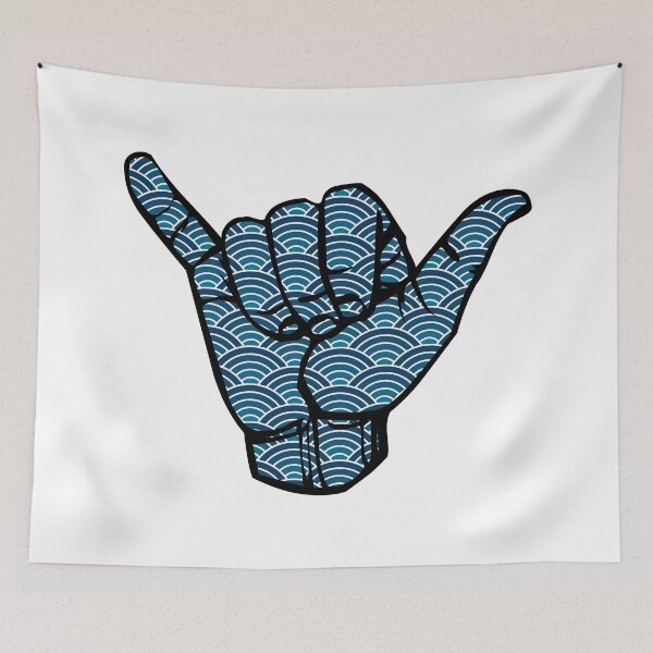 Item preview, Hang Loose Japanese Wave Pattern designed and sold by MSA-42.