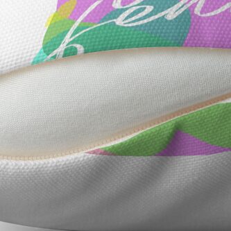 Alternate view of Faith over Fear Floor Pillow