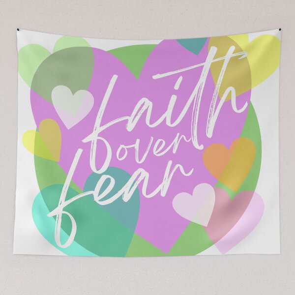Item preview, Faith over Fear designed and sold by Strawberry Spiced Designs.