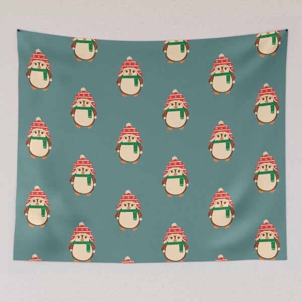 Item preview, Cute winter penguin designed and sold by NomadMessenger.
