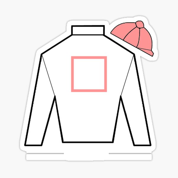 Jockey Silk Sticker#28 jockey-silk-sticker-28-sticker-for-sale-by-silk-on-demand-redbubble