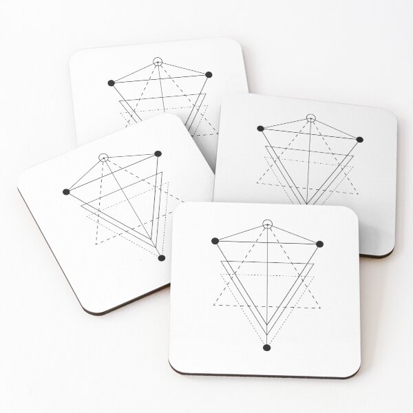 Item preview, Triangle Planets White designed and sold by hotaruvg.