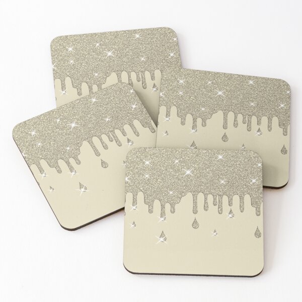 Item preview, Dripping Silver Glitter Effect & Sparkles designed and sold by idovedesign.