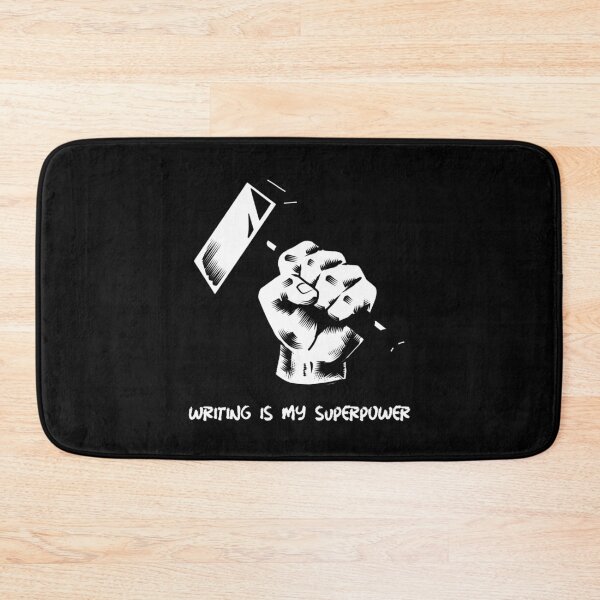 Item preview, Writing Is My Superpower Fist Hammer designed and sold by Unworldly.