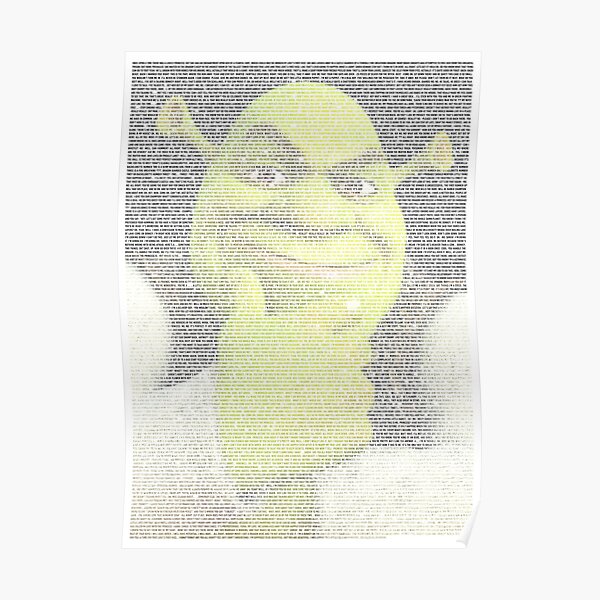 (entire) shrek (script) featuring shrek Poster