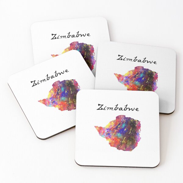 Item preview, Zimbabwe 643 Watercolor Map Yoga Quote Definition designed and sold by vividpixelusa.