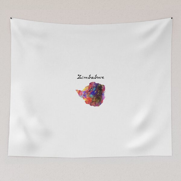 Item preview, Zimbabwe 643 Watercolor Map Yoga Quote Definition designed and sold by vividpixelusa.