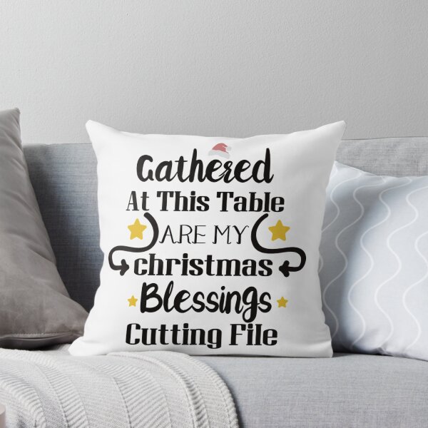 Item preview, Cathered at this table are my christmas blessing cutting file designed and sold by chris299.