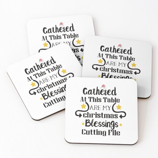 Item preview, Cathered at this table are my christmas blessing cutting file designed and sold by chris299.