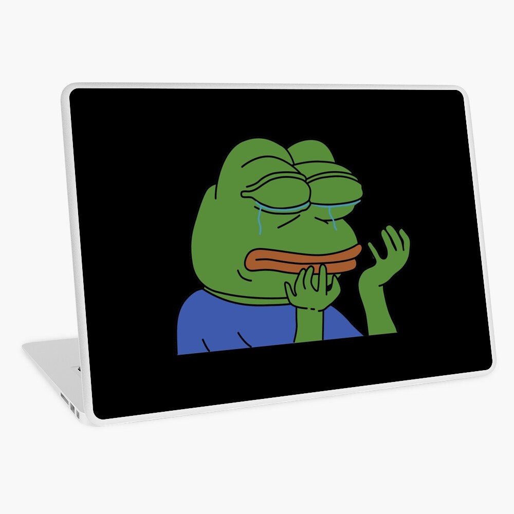 Pepega in HD Twitch Emote | Laptop Skin