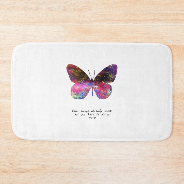 Item preview, Your Wings Already Exist 642 Watercolor Map Yoga Q designed and sold by vividpixelusa.