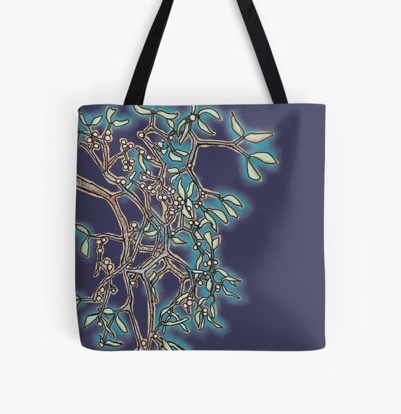 Mistletoe Merrymaker All Over Print Tote Bag