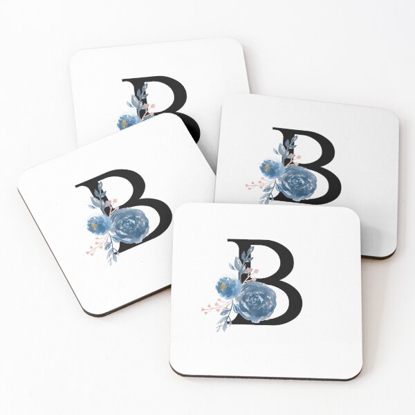 Item preview, Monogram Floral Watercolor Letter B designed and sold by owliedesign.