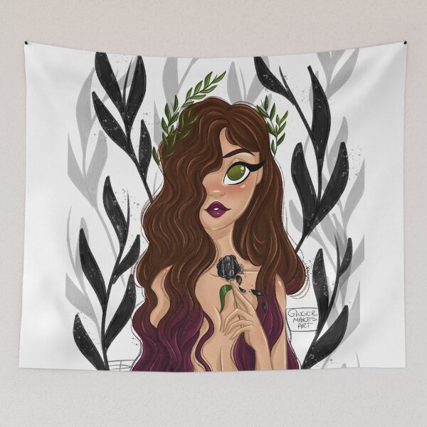 Aperçu de l'œuvre Rose sombre créée et vendue par GingerMakesArt.