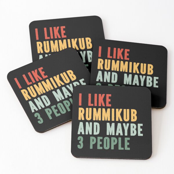 Item preview, I Like Rummikub and Maybe 3 People Grunge designed and sold by Eatmyshirtz.