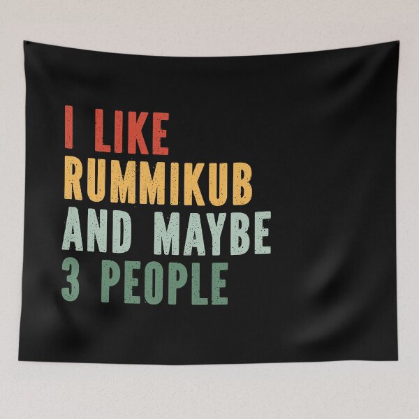 Item preview, I Like Rummikub and Maybe 3 People Grunge designed and sold by Eatmyshirtz.