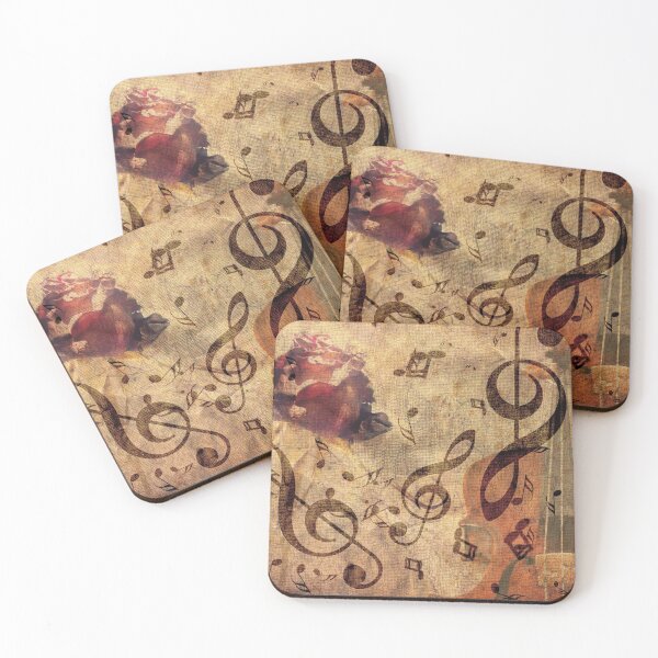 Item preview, Vintage illustration with rose and violin designed and sold by AnnArtshock.