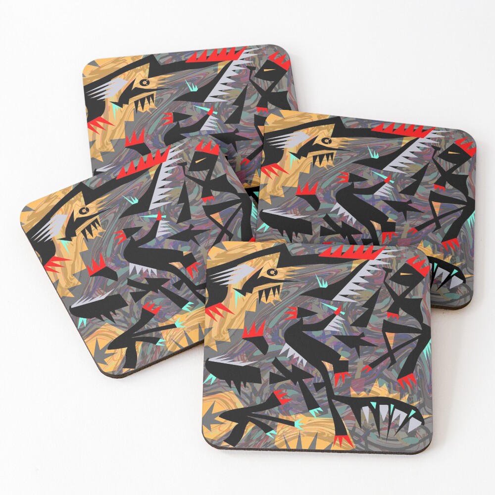 Item preview, Coasters (Set of 4) designed and sold by LBionicArt.