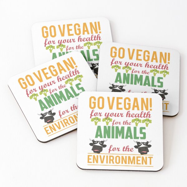 Item preview, Go vegan for your health, animals and the environment designed and sold by Thunderceptor.