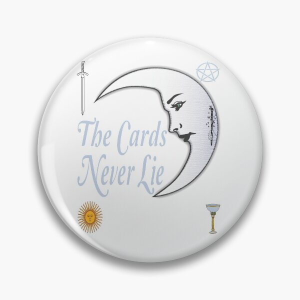 Item preview, The Cards Never Lie Tarot Reader Spiritual Sun Moon Pentacle Sword Cups Wands designed and sold by KayelBee.