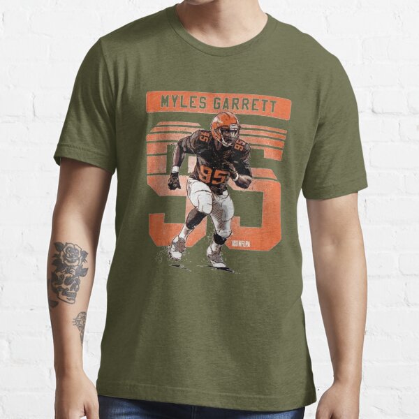 Myles Garrett 95 Cleveland Browns T Shirt - Limotees