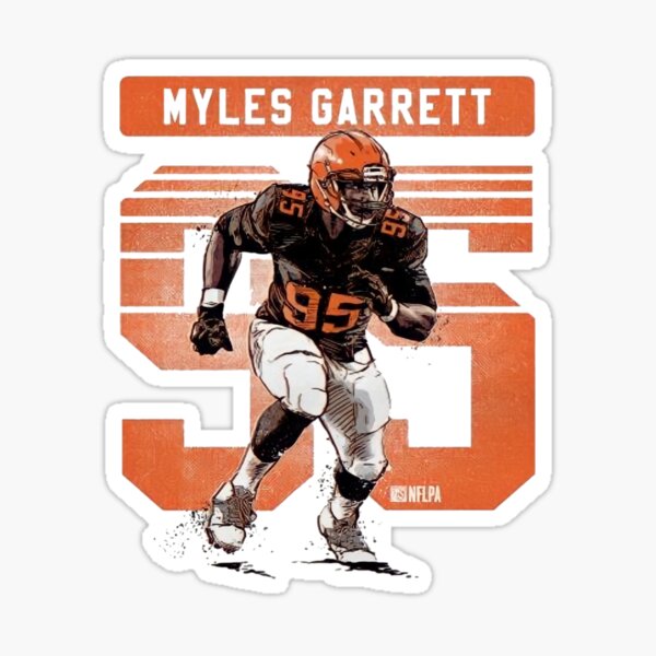 Never Worn Nike Men's Myles Garrett 95 on The Field Game Jersey