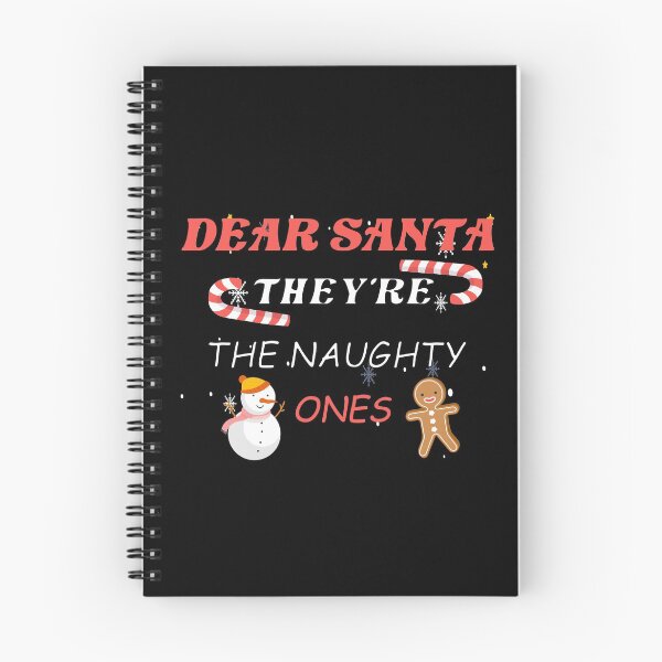 Item preview, DEAR SANTA THEY'RE THE NAUGHTY ONES FUNNY CHRISTMAS WITH CANDY MAN AND SNOWMAN designed and sold by AchrafOc.