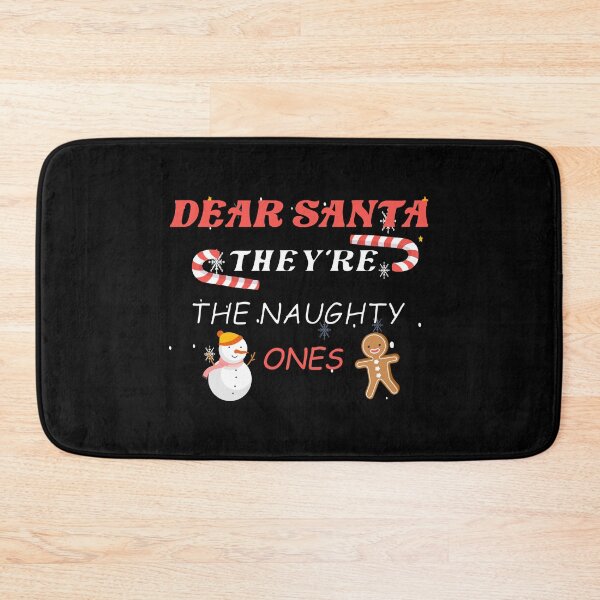 Item preview, DEAR SANTA THEY'RE THE NAUGHTY ONES FUNNY CHRISTMAS WITH CANDY MAN AND SNOWMAN designed and sold by AchrafOc.
