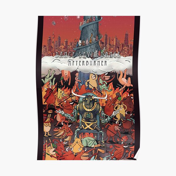 Dance Gavin Dance - Afterburner Poster