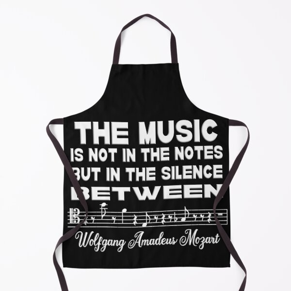 Item preview, THE MUSIC IS NOT IN THE NOTES - MOZART QUOTE designed and sold by Ralek.