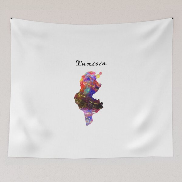 Item preview, Tunisia 639 Watercolor Map Yoga Quote Definition D designed and sold by vividpixelusa.