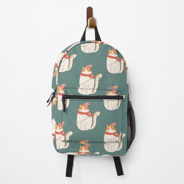 Item preview, Cute winter Christmas cat designed and sold by NomadMessenger.