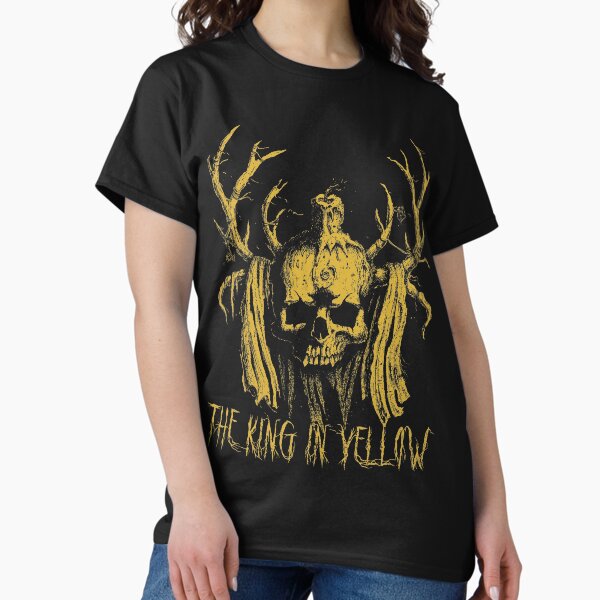 Item preview, King in Yellow horned skull designed and sold by grimsoulart.