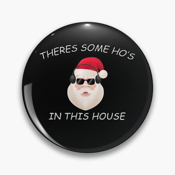 Item preview, THERES SOME HOS IN THIS HOUSE FUNNY CHRISTMAS WITH CASQUE AND GLASSES STYLE designed and sold by AchrafOc.