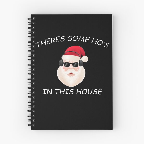 Item preview, THERES SOME HOS IN THIS HOUSE FUNNY CHRISTMAS WITH CASQUE AND GLASSES STYLE designed and sold by AchrafOc.