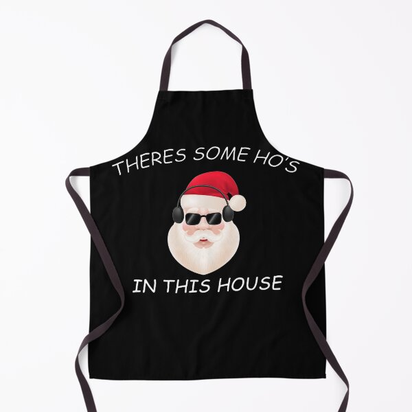 Item preview, THERES SOME HOS IN THIS HOUSE FUNNY CHRISTMAS WITH CASQUE AND GLASSES STYLE designed and sold by AchrafOc.
