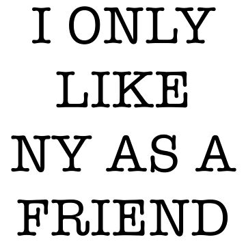 Funny I Love NY Parody T-Shirt | I Hate New York Hoodie / Ash / 3X