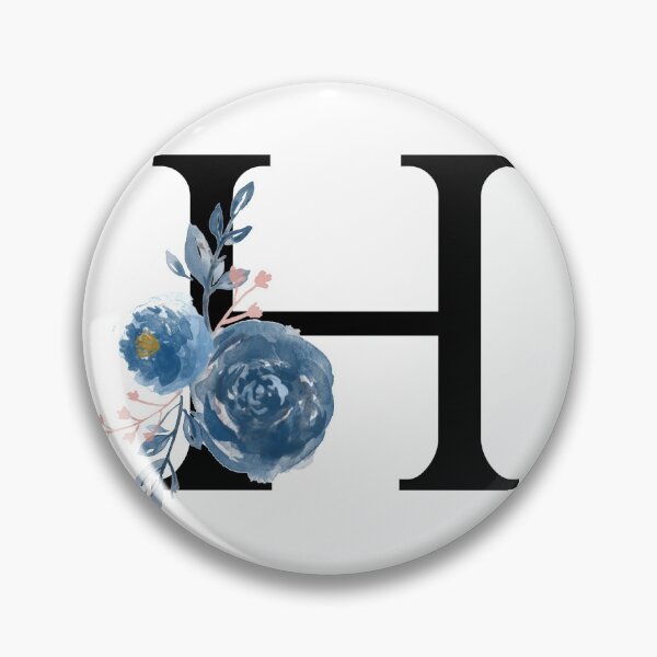 Item preview, Monogram Floral Watercolor Letter H designed and sold by owliedesign.