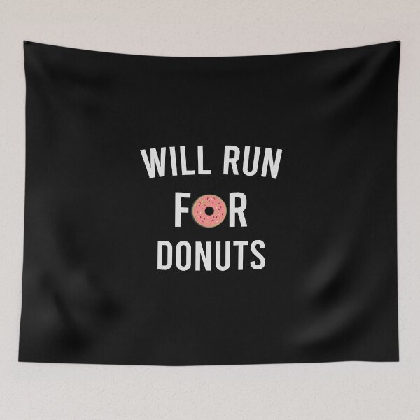 Item preview, Will Run for Donuts / Funny Runner Gift designed and sold by Chamssou.