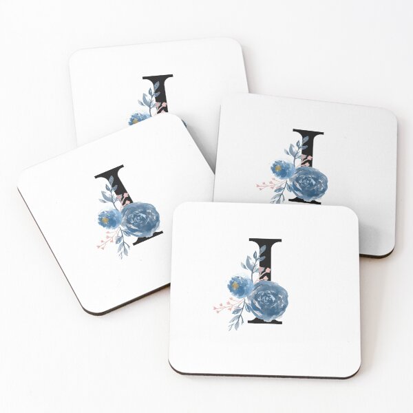 Item preview, Monogram Floral Watercolor Letter I designed and sold by owliedesign.